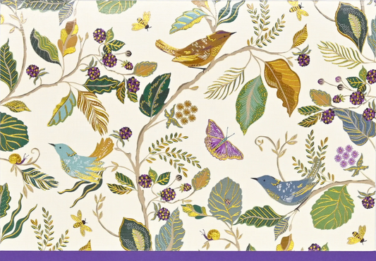 Birds and Berries Blank Boxed Cards