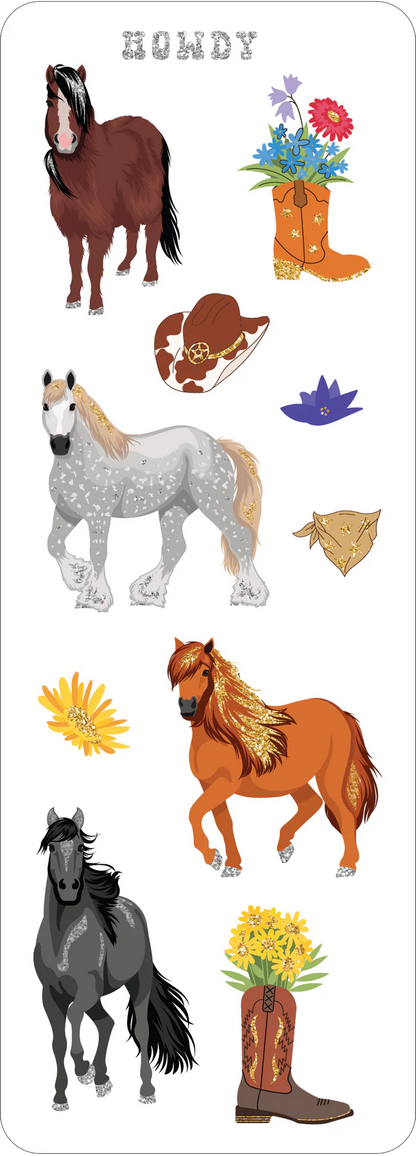 Horses Sticker Set