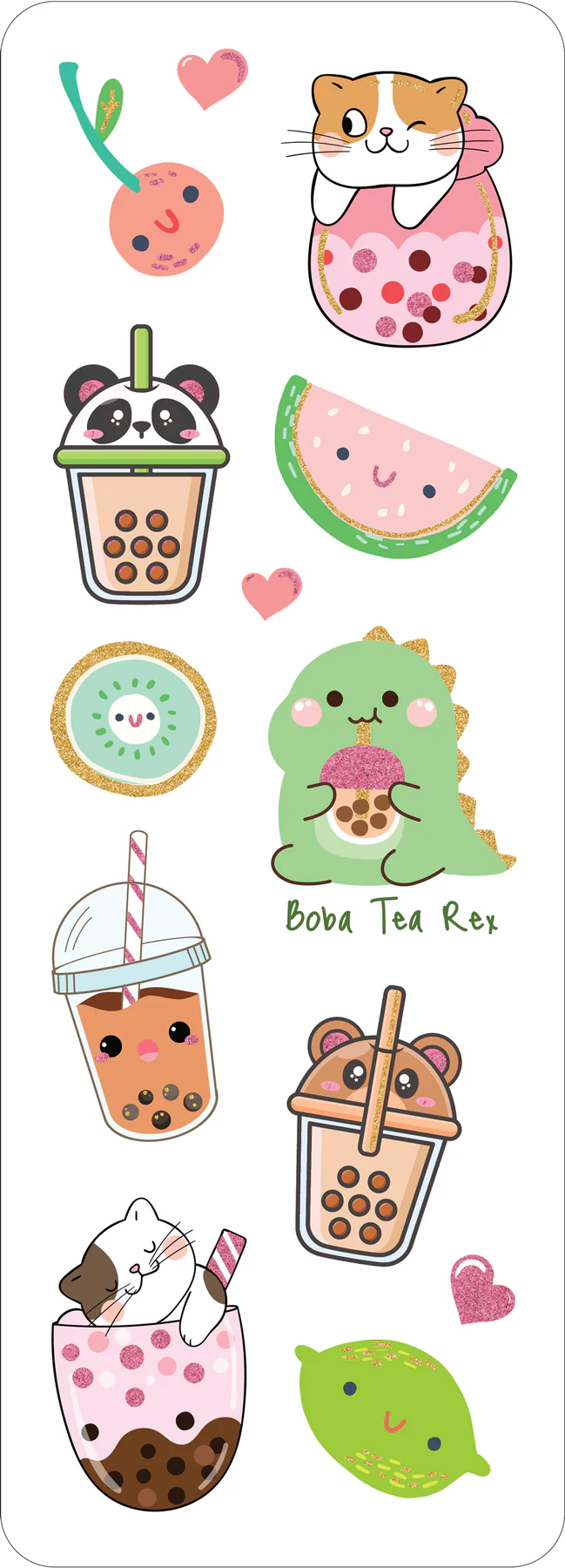Bubble Tea Sticker Set
