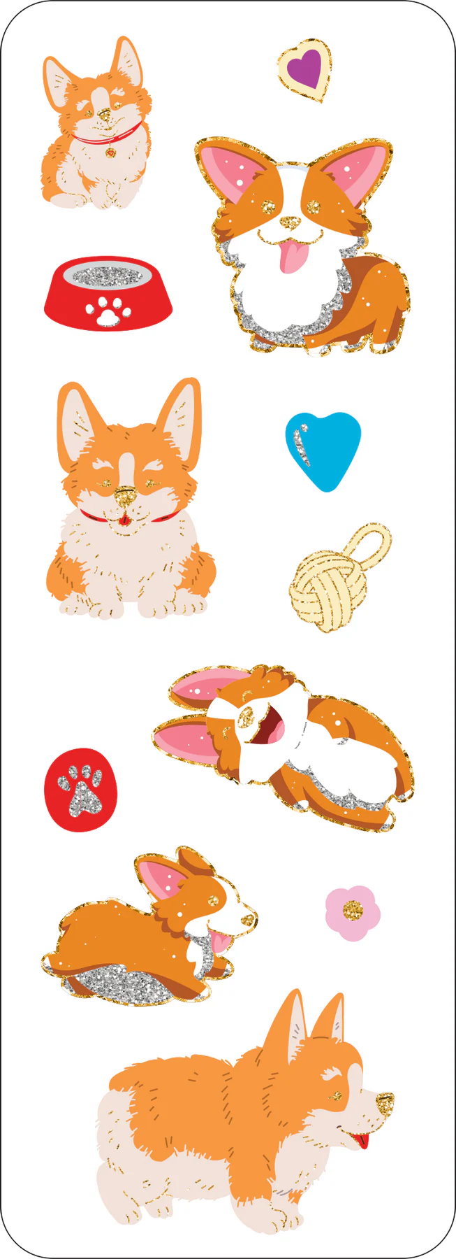 Corgis Sticker Set