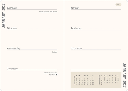 2027 Cottage Garden Weekly Planner