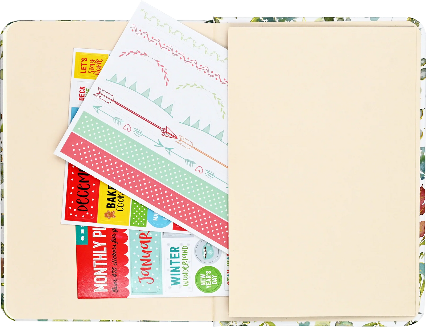 2027 Floral Watercolour Weekly Planner