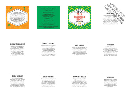 On-the-Go Amusements: 50 Silly Scavenger Hunts for Everyone