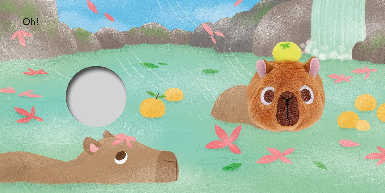 Baby Capybara Finger Puppet Book