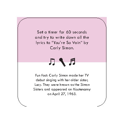 After Dinner Amusements: Song Connections