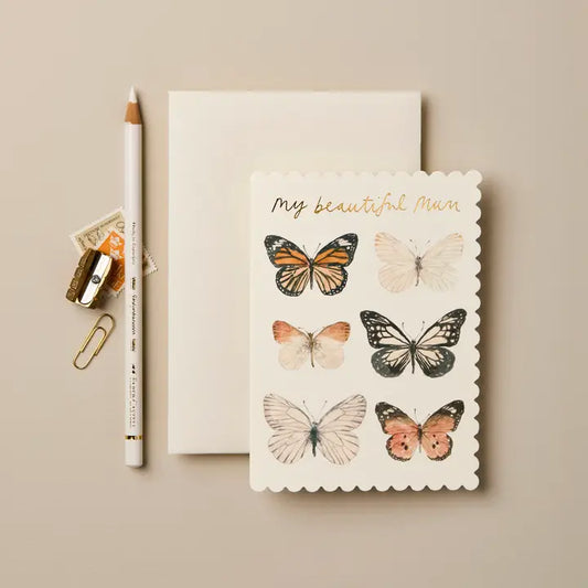 Butterfly My Beautiful Mum Card