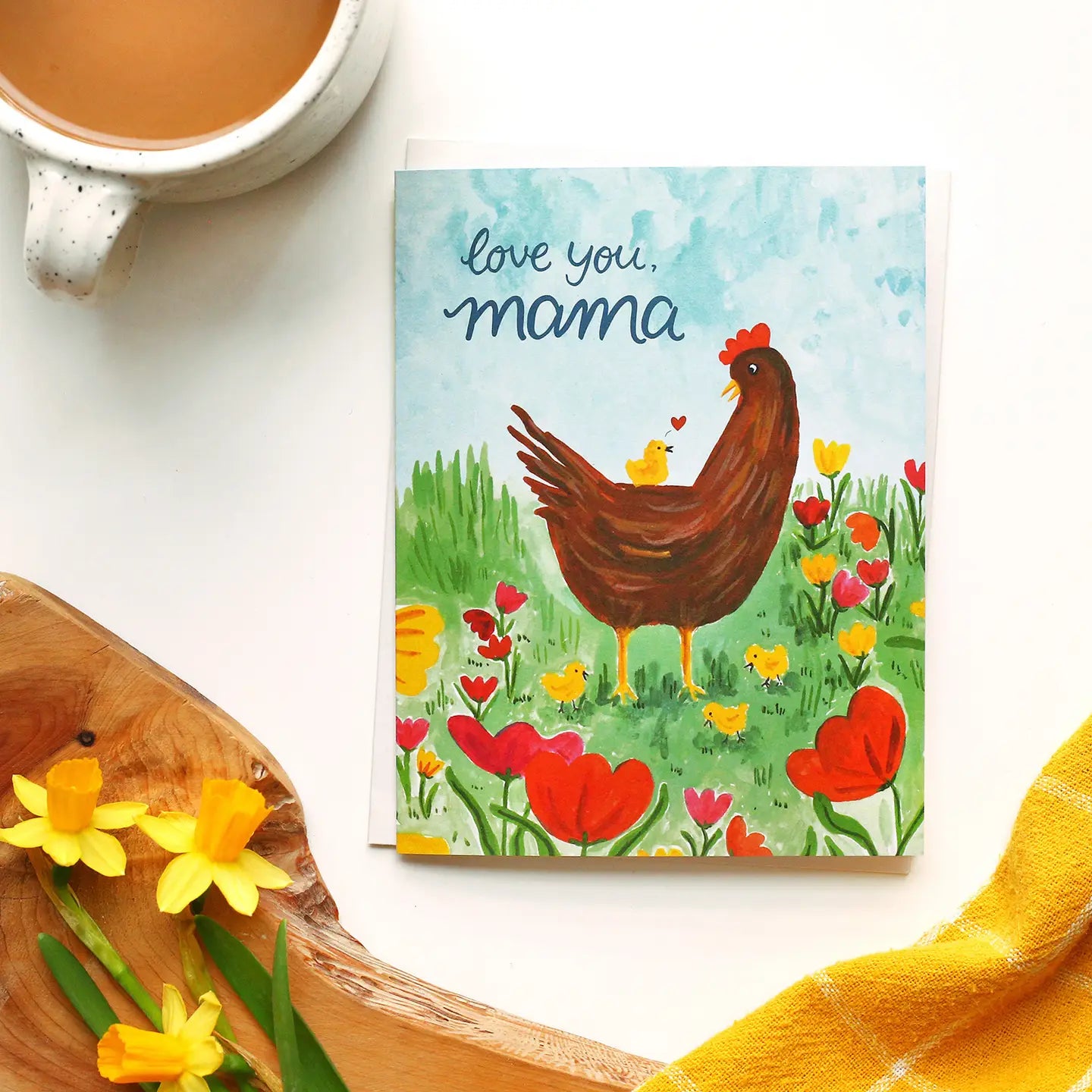 Mom & Chick Card