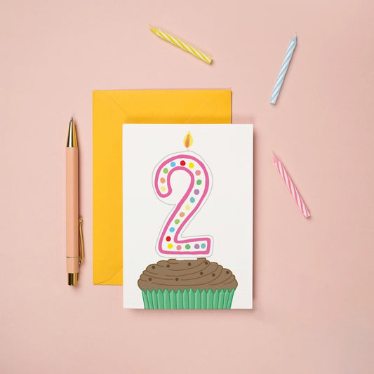 2nd Birthday Greeting Card