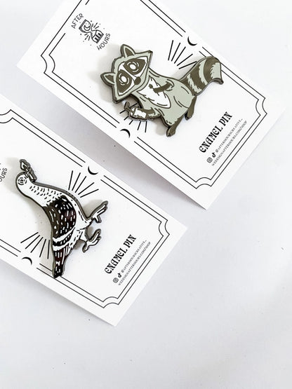 @8 Pigeon Hard Enamel Pin