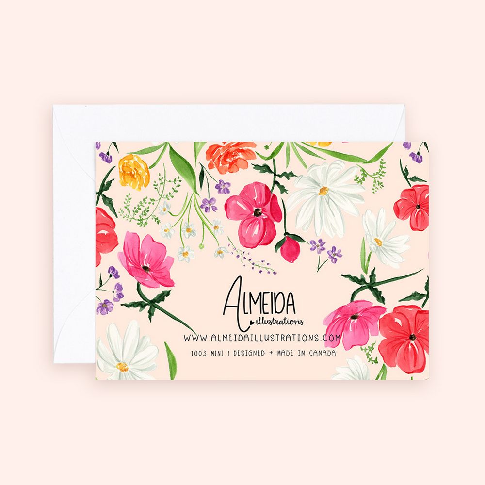 Dainty Wildflowers Enclosure Card