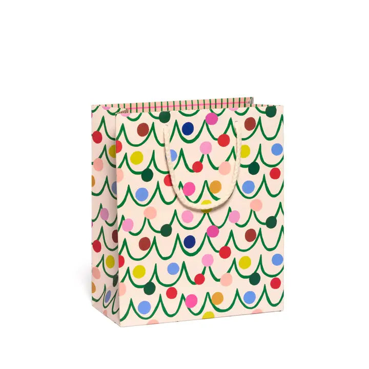 Festive Globes Medium Gift Bag