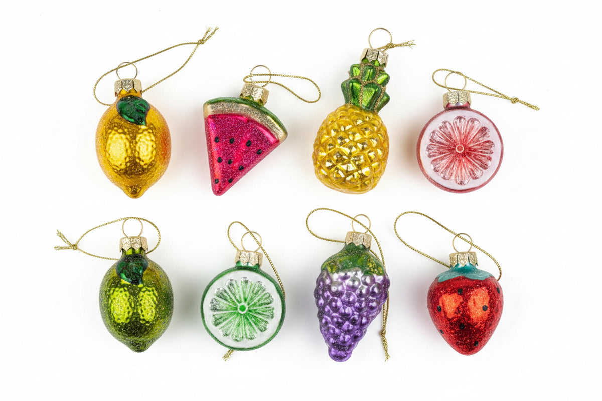Glass Fruits Ornament