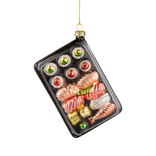 Glass Sushi Tray With Lid Ornament