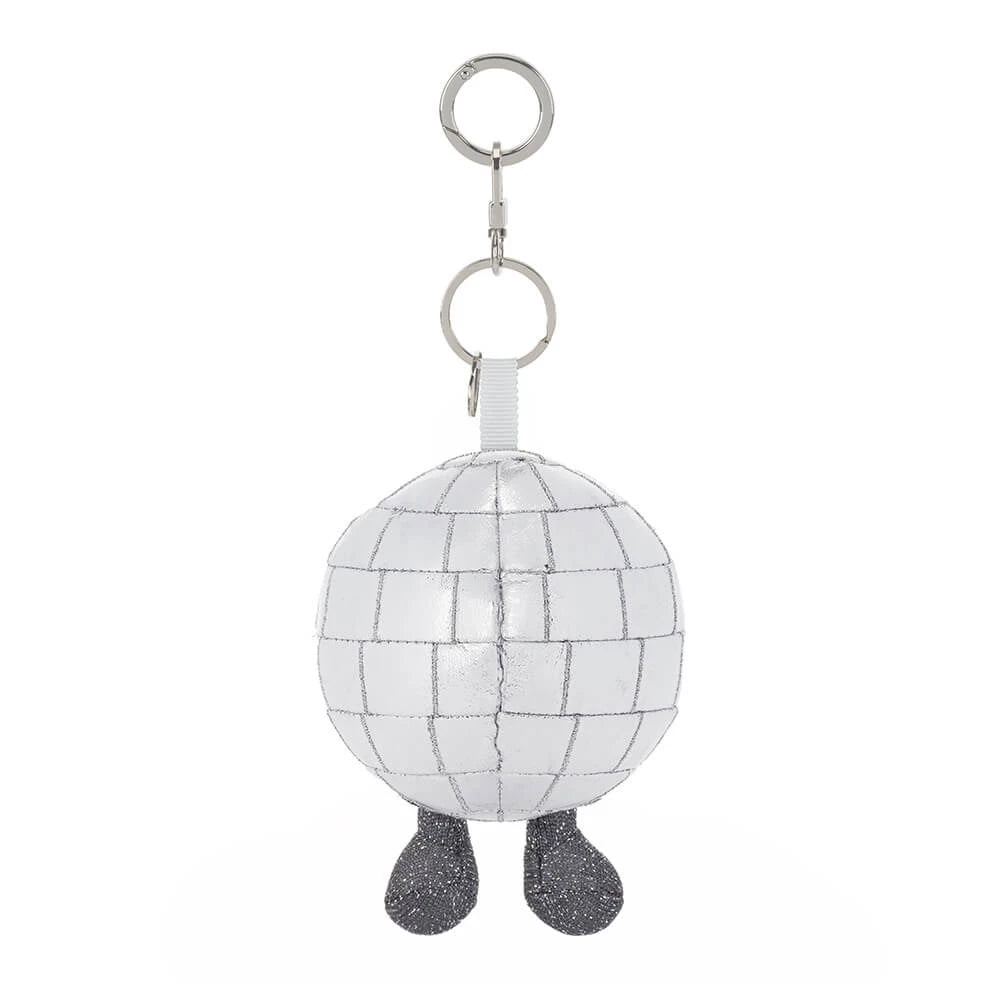 Amuseables Disco Ball Plush Key Chain Bag Charm