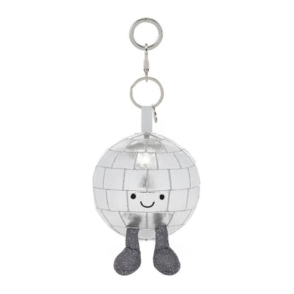 Amuseables Disco Ball Plush Key Chain Bag Charm