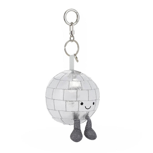 Amuseables Disco Ball Plush Key Chain Bag Charm