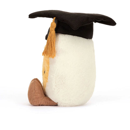 Amuseables Boiled Egg Graduation Plush Toy