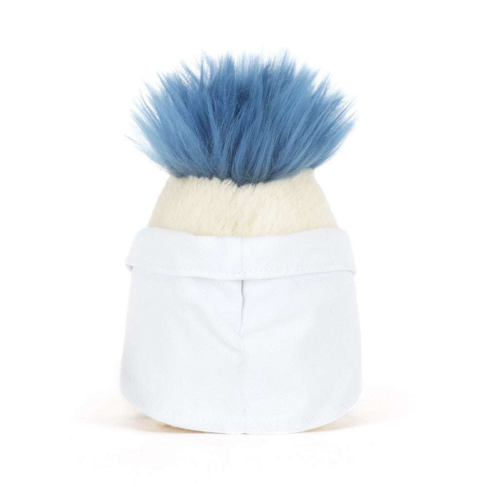Amuseables Boiled Egg Scientist Outfit Plush Toy