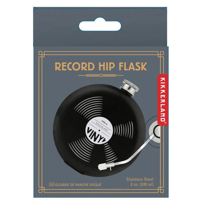 Record Hip Flask