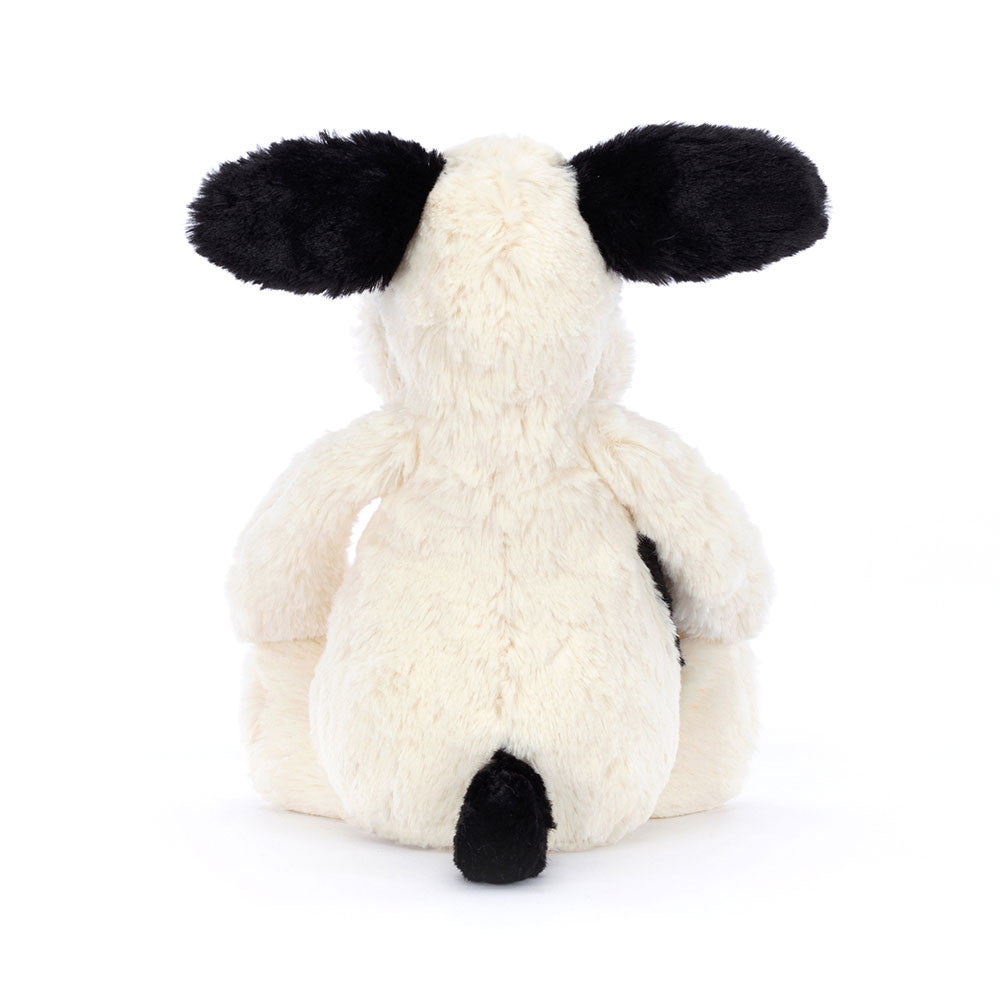 Bashful Black & Cream Puppy Original Plush Toy