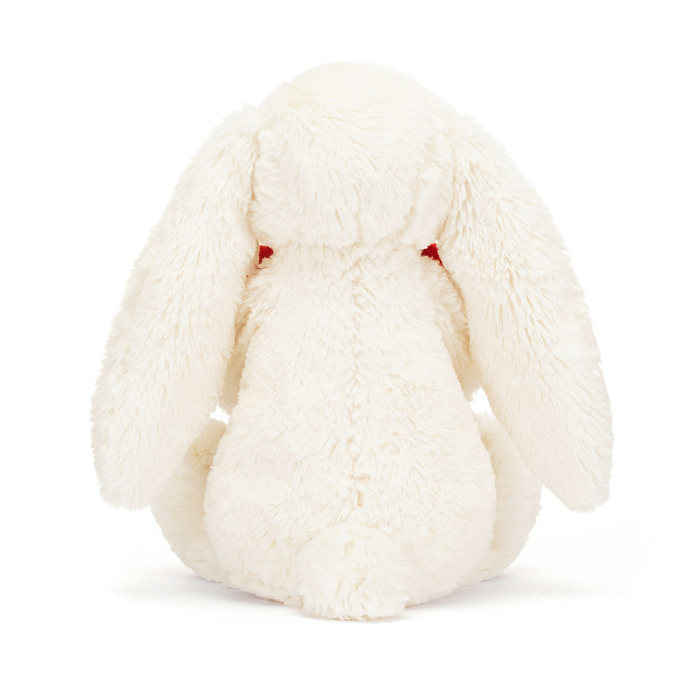 Bashful Red Love Heart Bunny Original Plush Toy