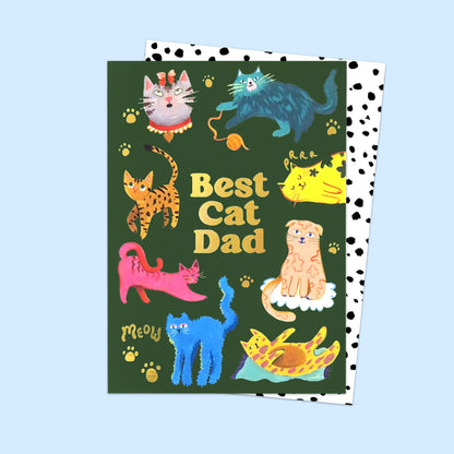 Best Cat Dad Card