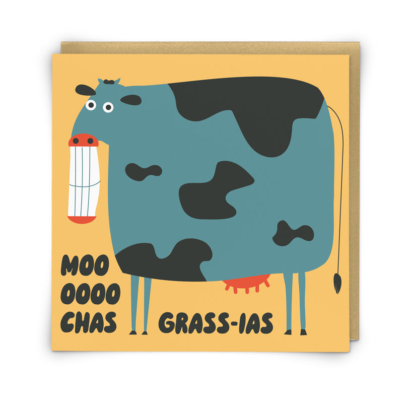 Moochas Grassias Card