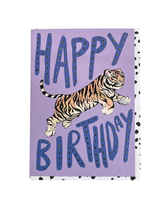 Happy Birthday Tiger Card