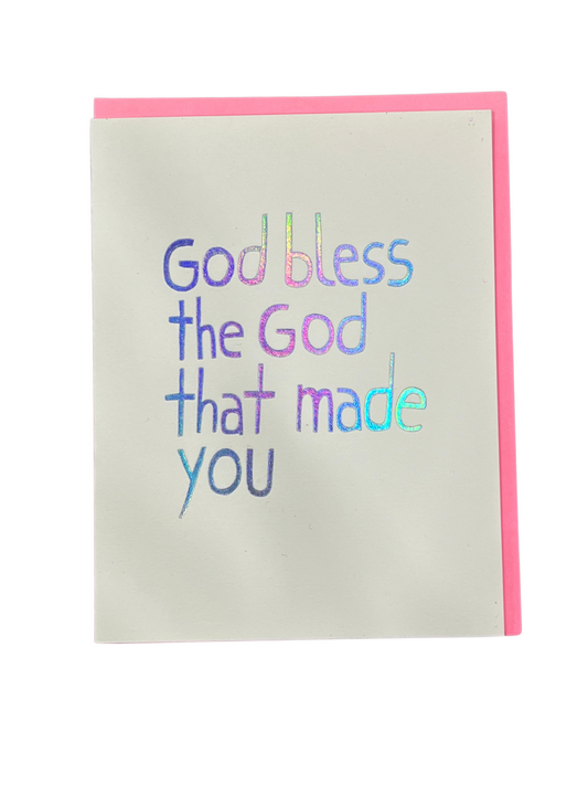 God Bless Card