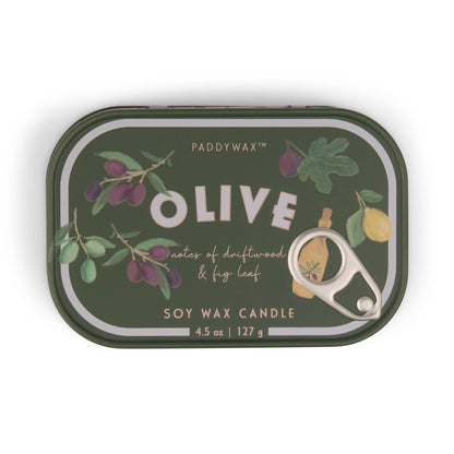 Bistro Tin Candle Fig + Olive
