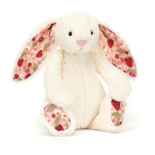 Blossom Cream Bunny 'Berry' Little Plush Toy