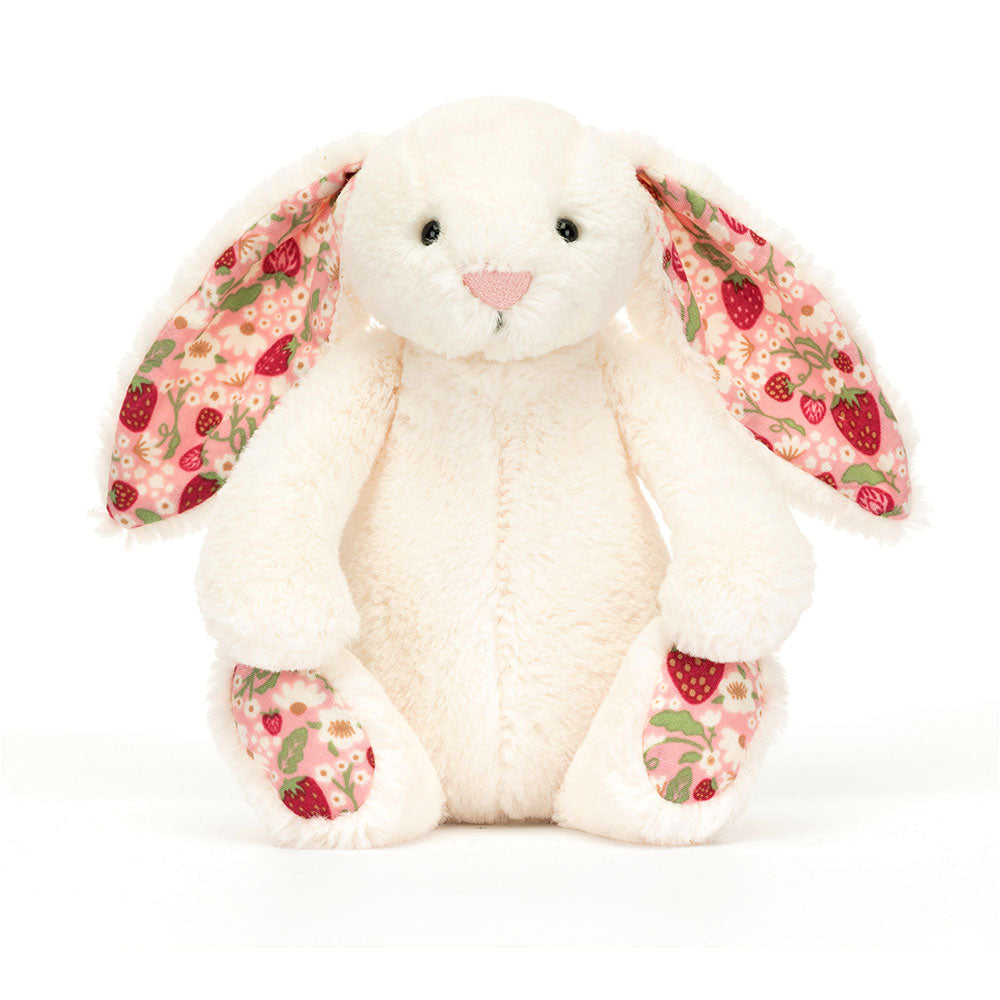 Blossom Cream Bunny 'Berry' Little Plush Toy