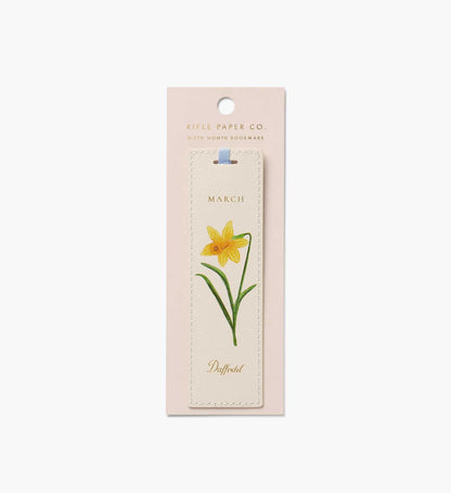 Birth Month Bookmark — March