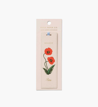 Birth Month Bookmark — August
