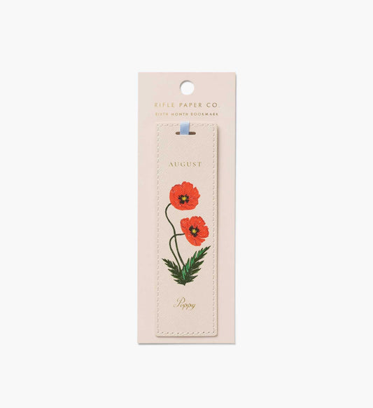 Birth Month Bookmark — August
