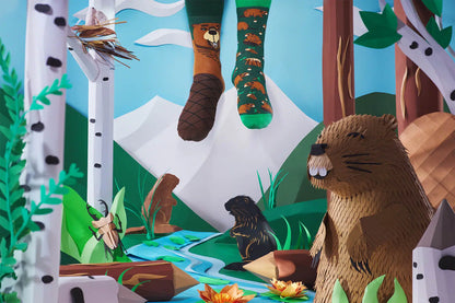 Beaverly Heels Crew Socks