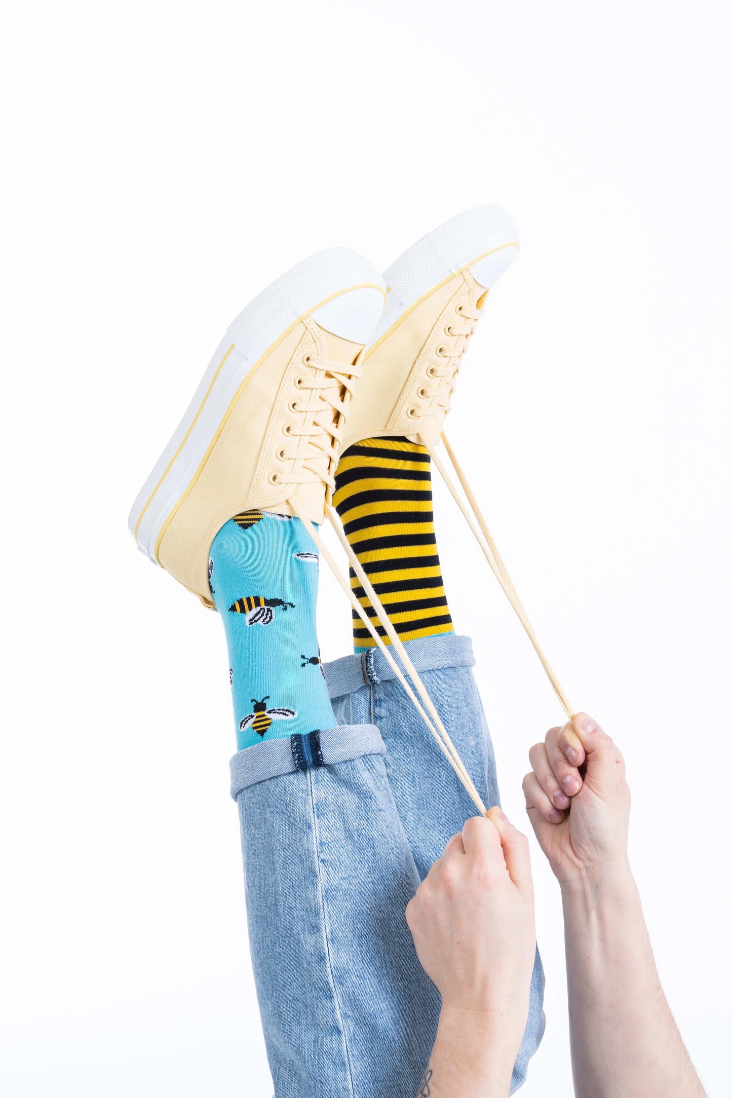 Bee Bee Crew Socks