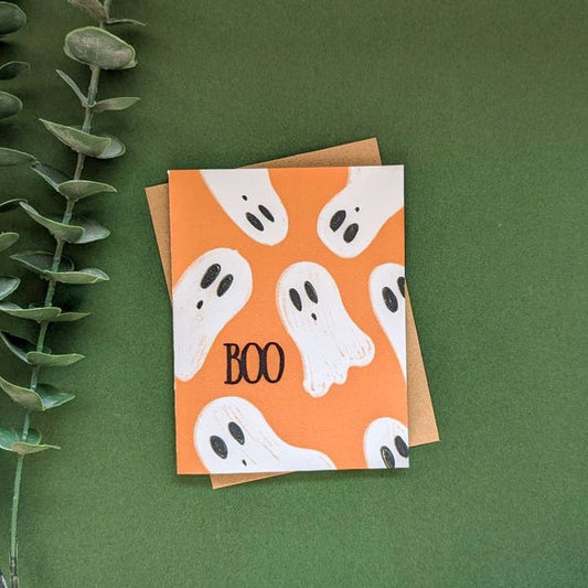 Boo Greeting Card Card