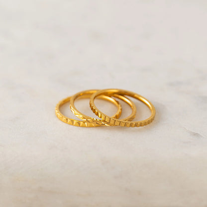 Brit Ring Set Gold