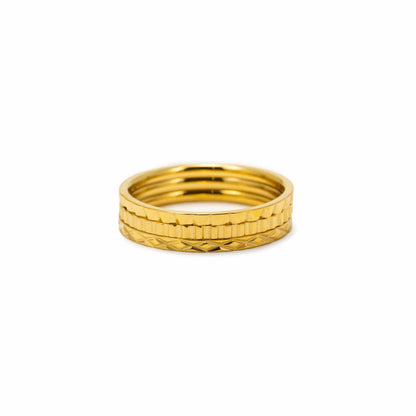 Brit Ring Set Gold