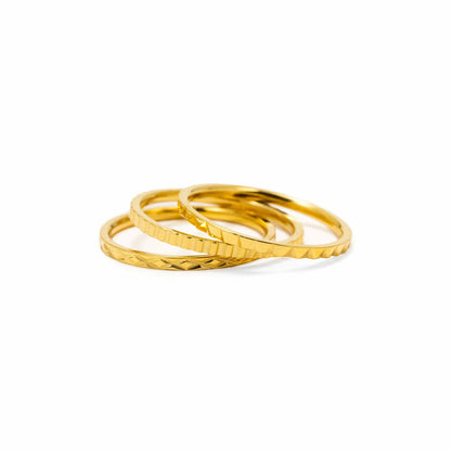 Brit Ring Set Gold