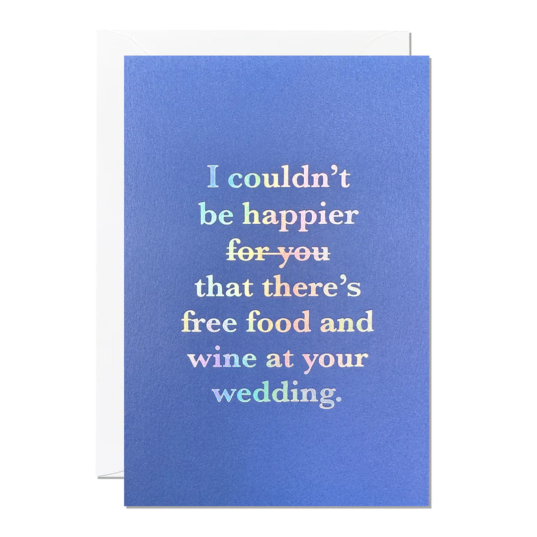 Free Wine Wedding Card