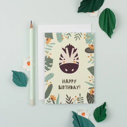 Jungle Birthday Card