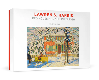 Lawren S. Harris Red House and Yellow Sleigh Holiday Boxed Cards