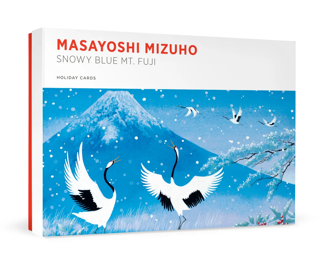 Masayoshi Mizuho Snowy Blue Mt.Fuji Holiday Cards