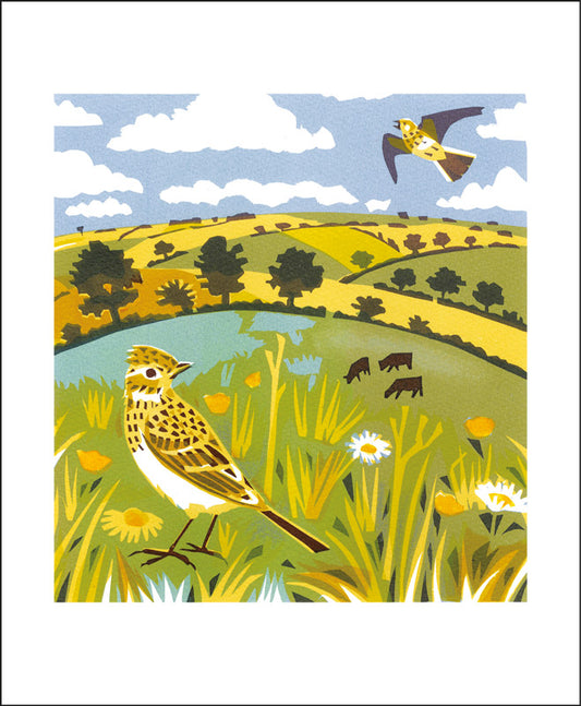 Skylarks Card