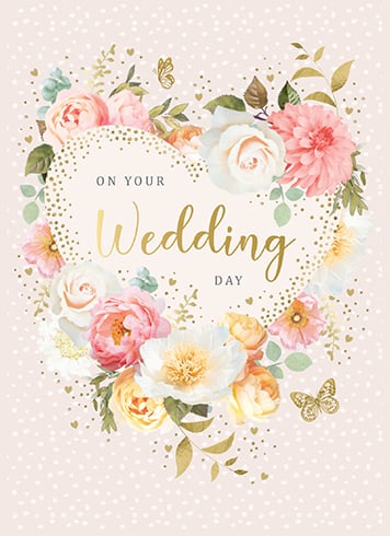 Wedding Day Heart Card