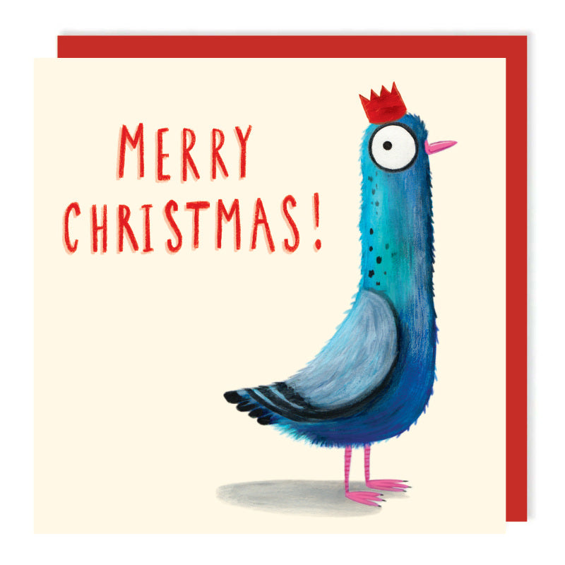 Christmas Pigeon Card