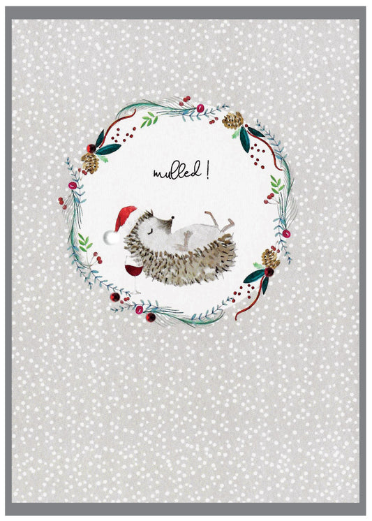 Mulled Hedgehog Card