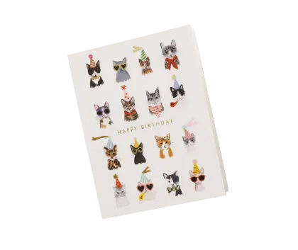 Cool Cats Birthday Boxed Cards